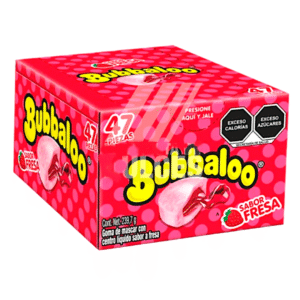 Bubbaloo Relleno De Fresa X47 (239.7g)