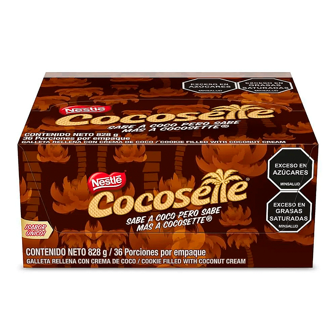 Galleta Cocosette Rellanas De Crema De Coco X36 (828g)