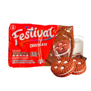 Galleta Festival Relleno De Sabor A Chocolate X12 (403g)