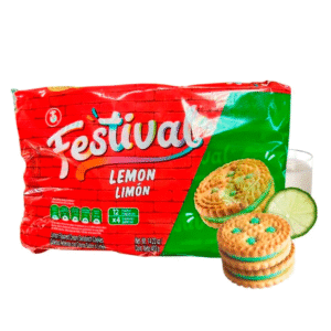 Galleta Festival Relleno De Sabor Limon X12(403g)
