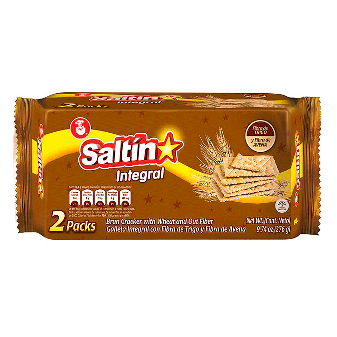 Galletas Saltin Noel Doble Fibra X2 Tacos (276 Gr)