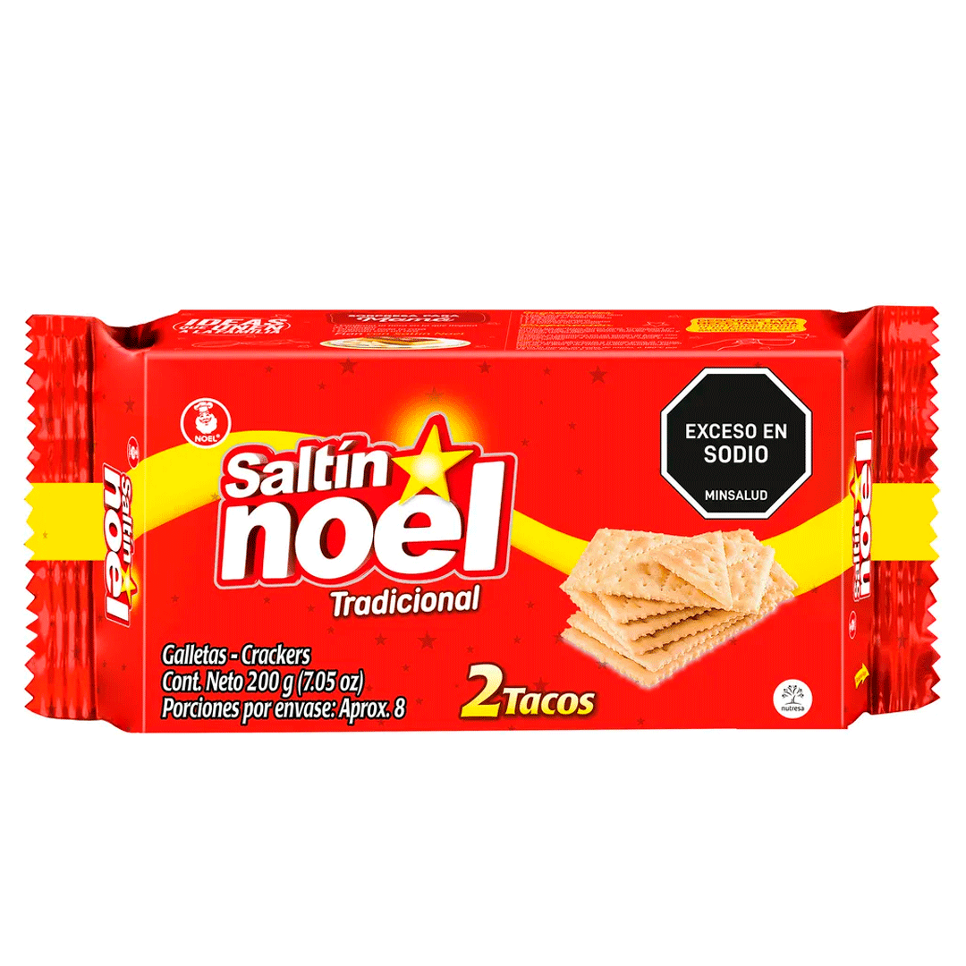 Galletas Saltin Noel Tradicional X2 Tacos (276 Gr)