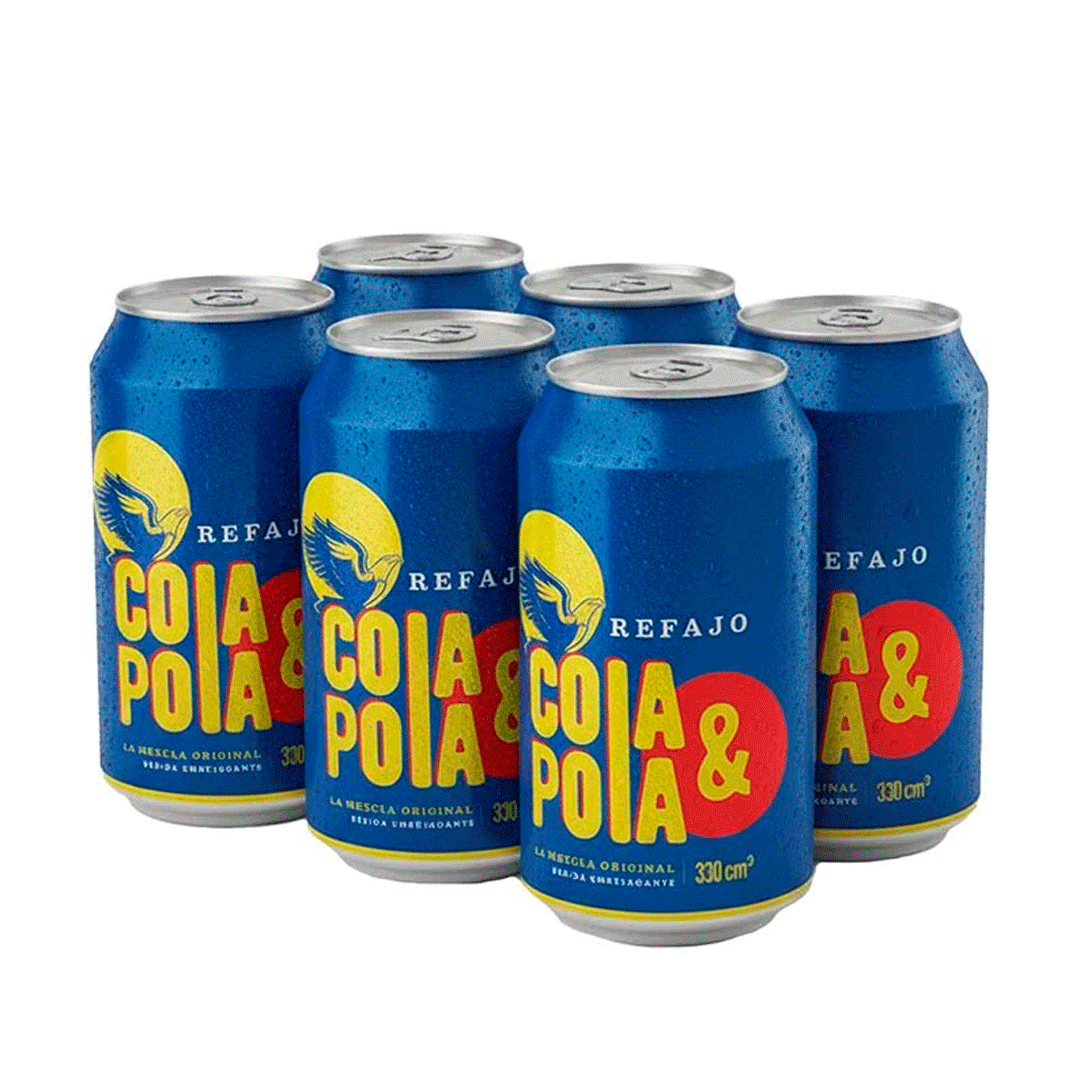 Refajo Cola Y Pola Lata X6und (1980 Ml)