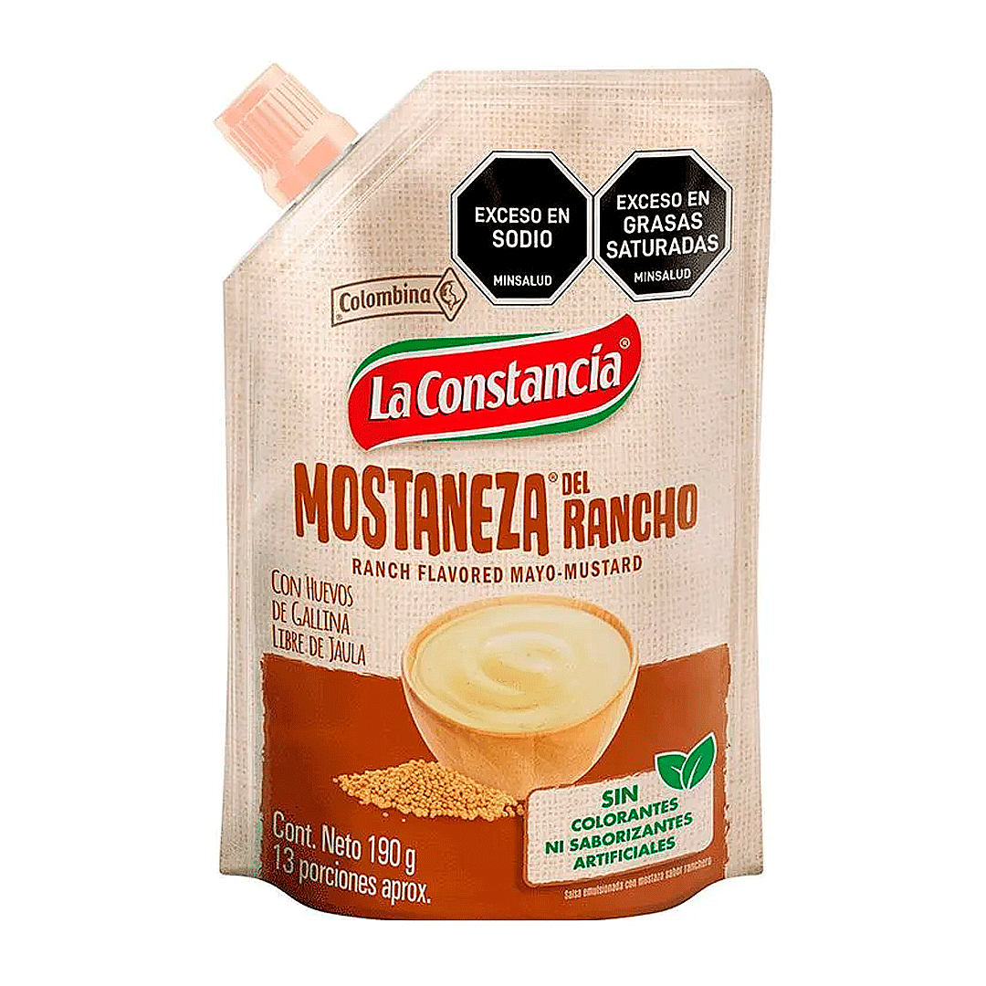 Salsa La Constancia Mostaneza Del Rancho (190 Gr)